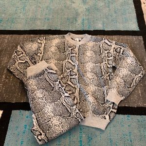 NWT - Fashion Nova -Lose Touch Sweater Set (Heather Combo)